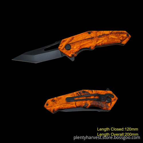 Folding Knife with with Camouflage (#3698)